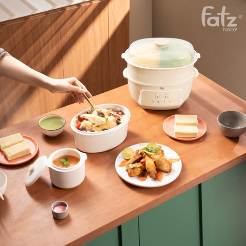 Nồi nấu chậm hấp hầm đa năng 7 trong 1 Fatzbaby Stew 6 FB9083ZT