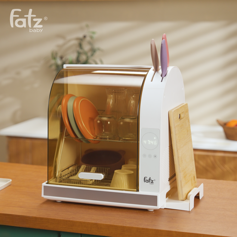 Máy úp bình sữa, bát đĩa, tiệt trùng UVC, sấy khô và bảo quản Tidy 8