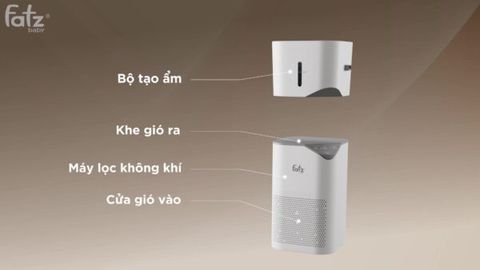 Máy lọc không khí bù ẩm công nghệ Ion Plasma Fatzbaby IonAir 1 FB8901LH