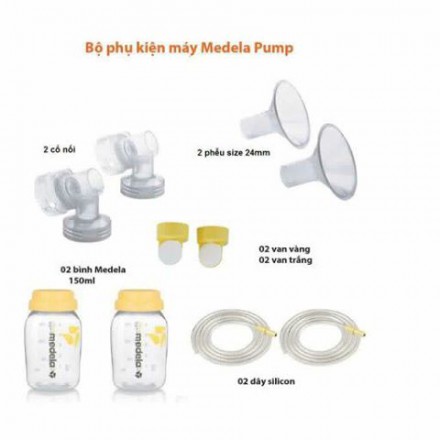 Bộ phụ kiện máy hút sữa Medela Pump