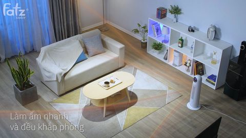 Quạt sưởi bằng công nghệ gốm PTC HEAT 1 Fatzbaby FB8165EA