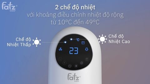 Quạt sưởi bằng công nghệ gốm PTC HEAT 1 Fatzbaby FB8165EA