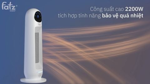 Quạt sưởi bằng công nghệ gốm PTC HEAT 1 Fatzbaby FB8165EA