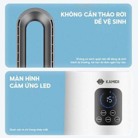 Quạt không cánh lọc không khí Kamidi Frest
