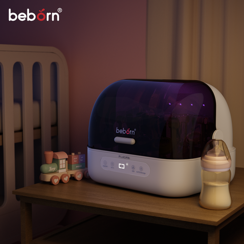 Máy úp bình sữa (tiệt trùng/sấy khô/khử mùi/bảo quản) UVC công nghệ PLASMA Plastio 2