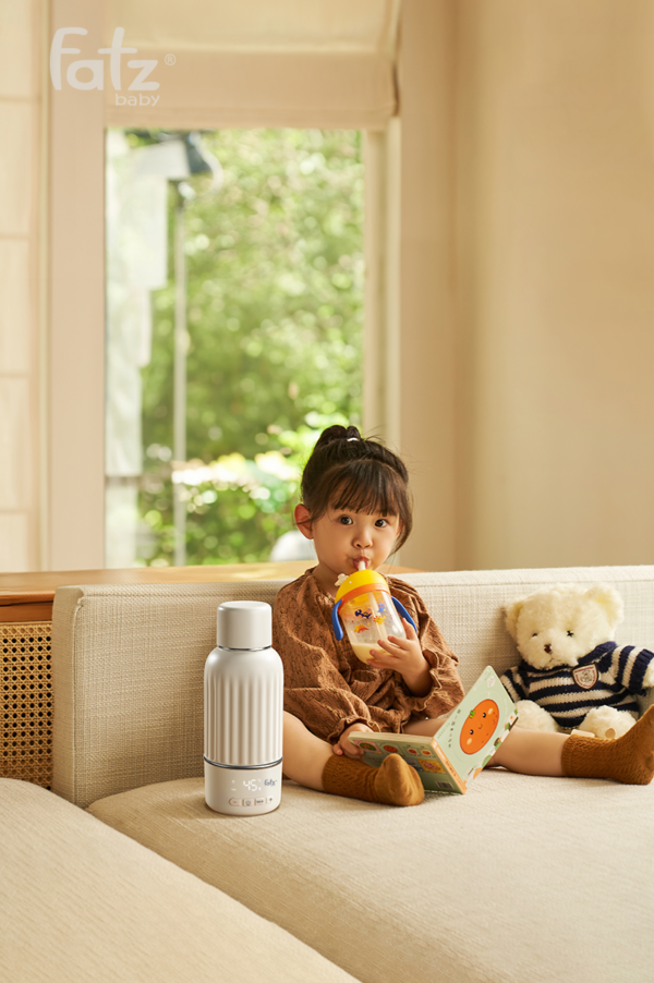 Bình hâm nước pha sữa di động Fatzbaby Mini Smart 9 FB3873BT