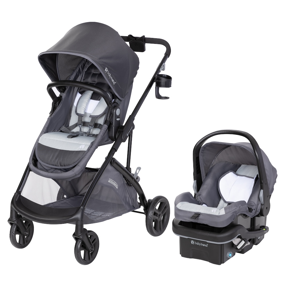 Xe đẩy cho bé Baby Trend Sonar Switch 6-in-1 Modular Travel System tích hợp ghế ô tô