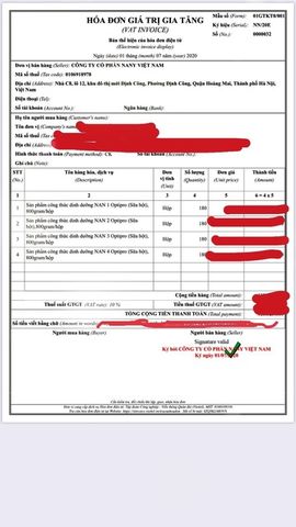 Sữa NAN Nga 800g đủ số 1, 2, 3, 4