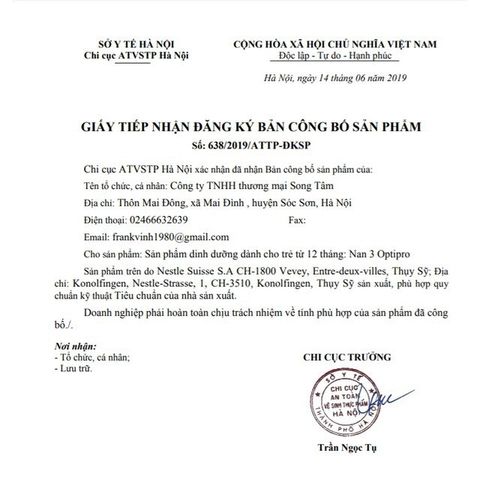 Sữa NAN Nga 800g đủ số 1, 2, 3, 4