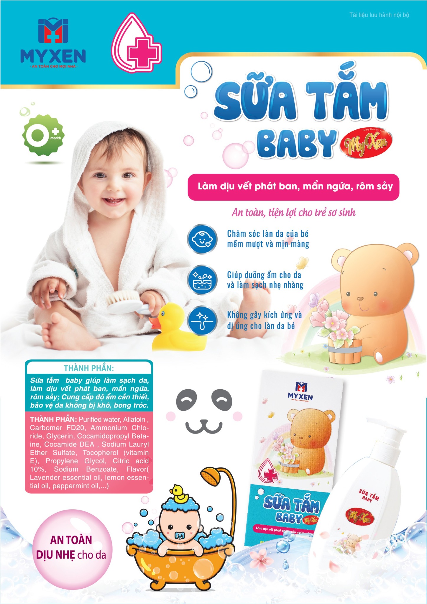 Sữa tắm Baby MYXEN STB-01