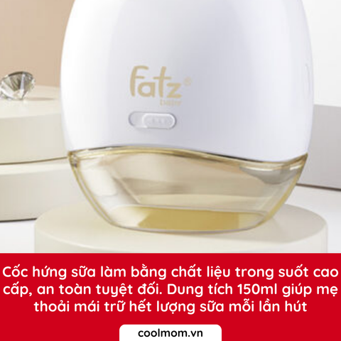 Máy hút sữa điện rảnh tay không dây Fatzbaby FREEPRO 1 FB1270BT