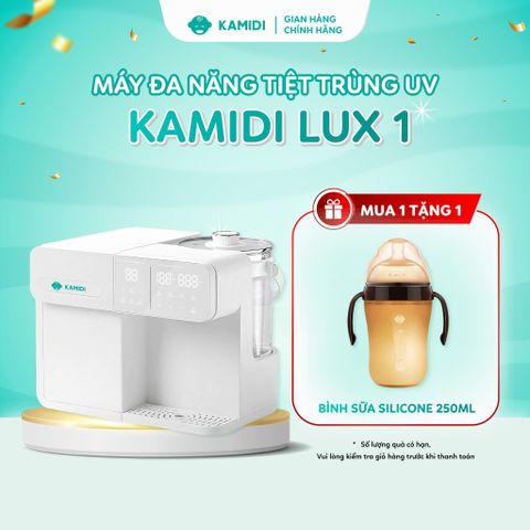 MÁY TIỆT TRÙNG UV ĐA NĂNG TÍCH HỢP ĐUN NƯỚC PHA SỮA KAMIDI LUX 1