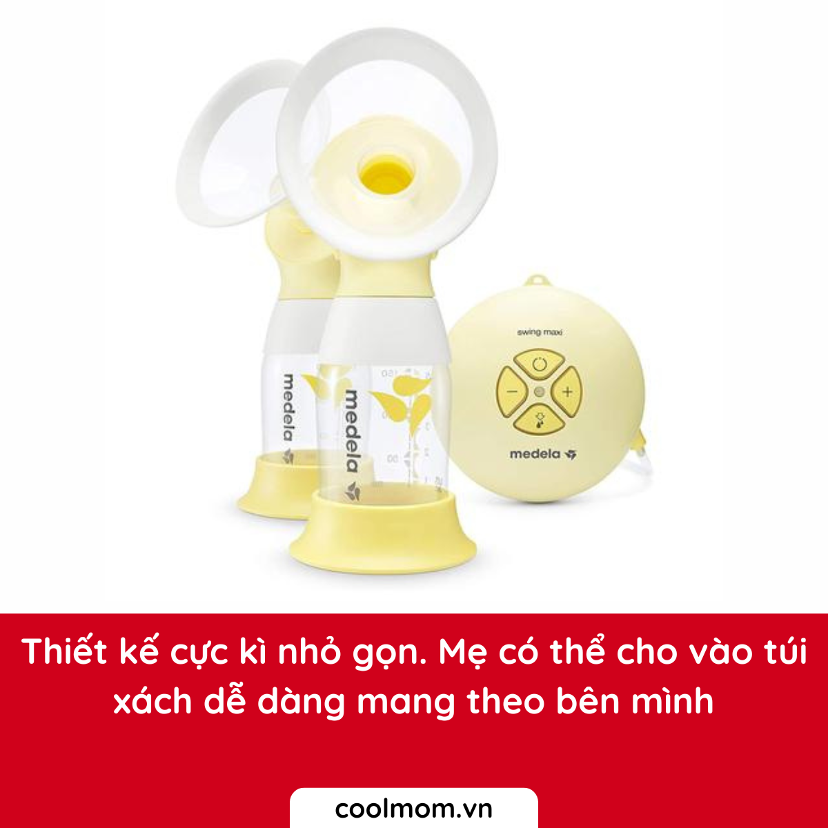Máy hút sữa điện đôi Medela Swing Maxi Flex (Thân máy Likenew 98% - Phụ kiện mới 100%)
