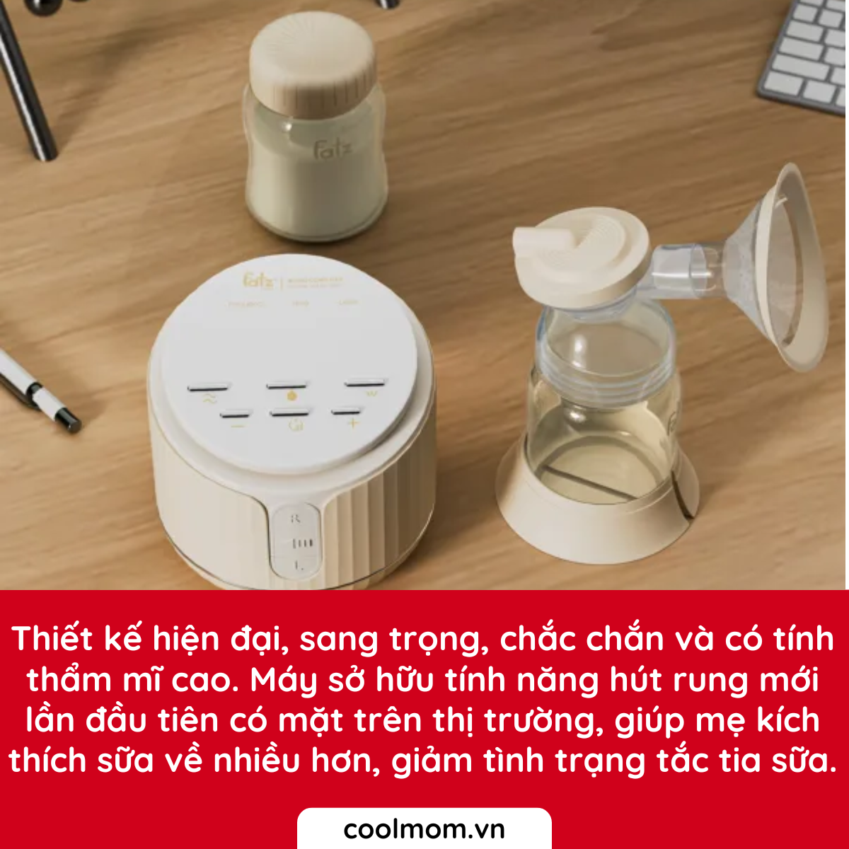 Máy hút sữa điện đôi rung mát xa Fatzbaby Resonance 11 PLUS FB1230BT