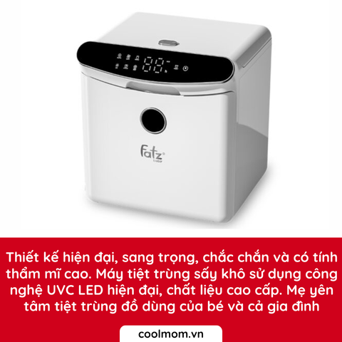 Máy tiệt trùng bình sữa Fatzbaby UVC KING PRO 1 FB4816SL