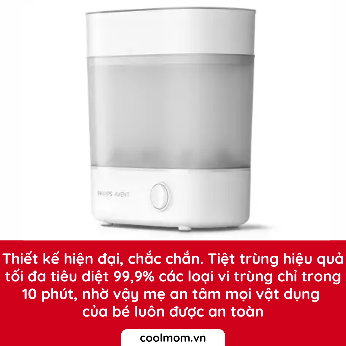 Máy tiệt trùng bình sữa Philips Avent 3 in 1 SCF291.00