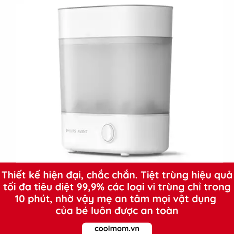 Máy tiệt trùng bình sữa Philips Avent 3 in 1 SCF291.00