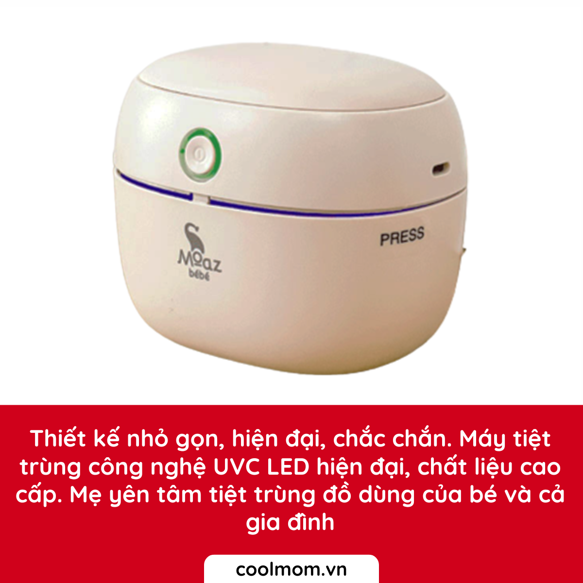 Máy tiệt trùng ti giả Moaz BéBé UVC MB-045