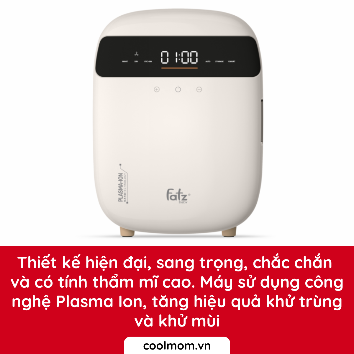 Máy tiệt trùng sấy khô Fatzbaby UVC-LED PLASMAX 3 FB4792TN