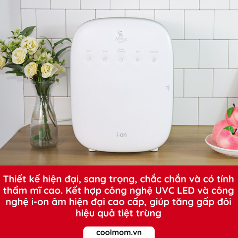 Máy tiệt trùng UVC ION Moaz BéBé MB-072