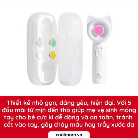 Máy dũa móng tay cho bé Moaz BéBé MB-080