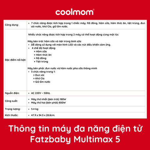 Máy đa năng điện tử Fatzbaby Multimax 5 FB9201TN
