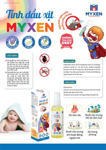 Tinh dầu xịt muỗi MYXEN TDX-01