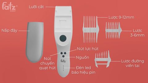 Tông đơ cắt tóc cho bé TRIM Fatzbaby