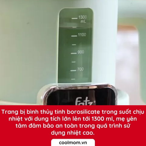 Máy đun và hâm nước pha sữa điện tử Fatzbaby Quickpro 2 FB3190RS