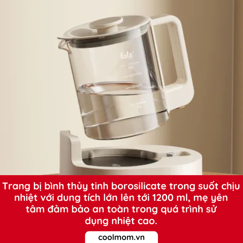 Máy đun và hâm nước pha sữa điện tử Fatzbaby Hiquick 1 FB3711CY