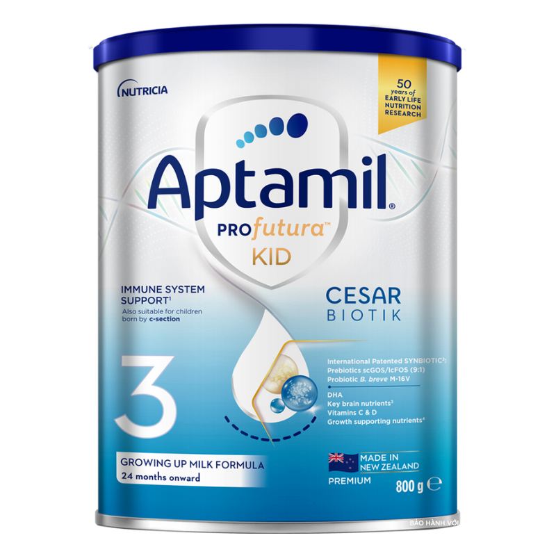 Sữa bột Aptamil Profutura Kid Cesarbiotik New Zealand hộp