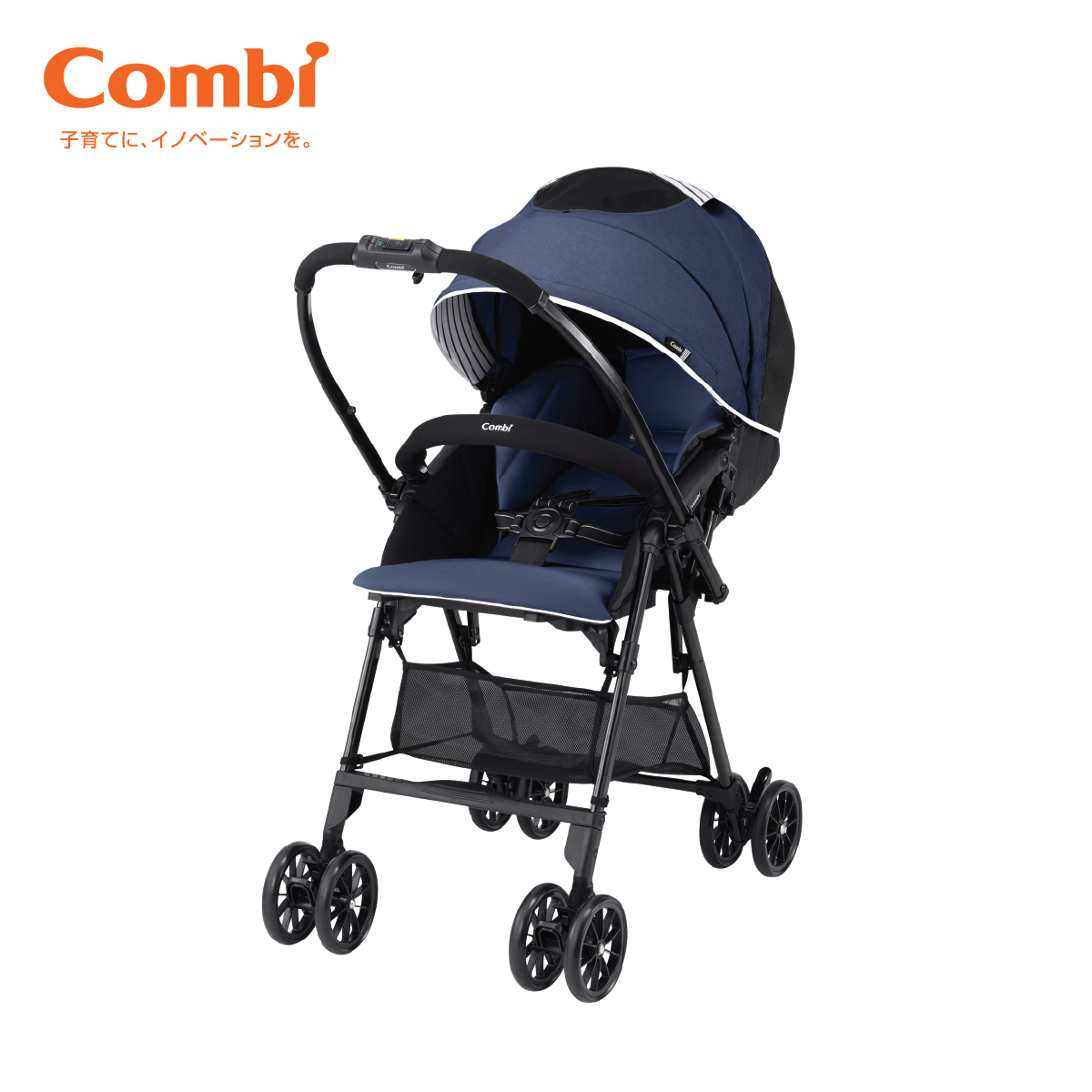 Xe đẩy cho bé Combi Mechacal Handy S (2 chiều - Màu Tím)