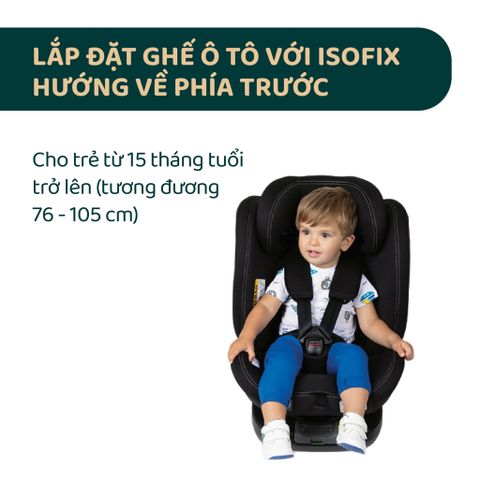 Ghế ô tô Chicco Unico Evo Classic xoay 360˚ ISOFIX - Màu Đen