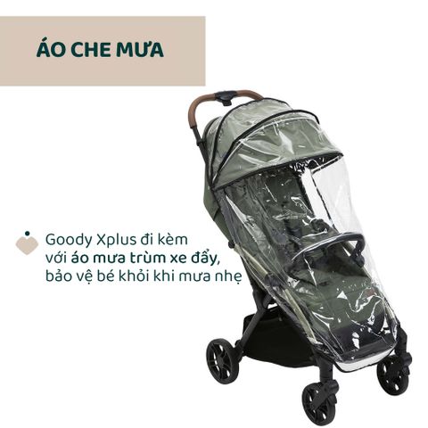 Xe đẩy cho bé Chicco Goody Xplus (1 chiều - Màu Xanh ánh rêu)