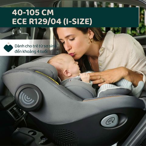 Ghế ô tô Chicco Seat 105 xoay 360˚ ISOFIX