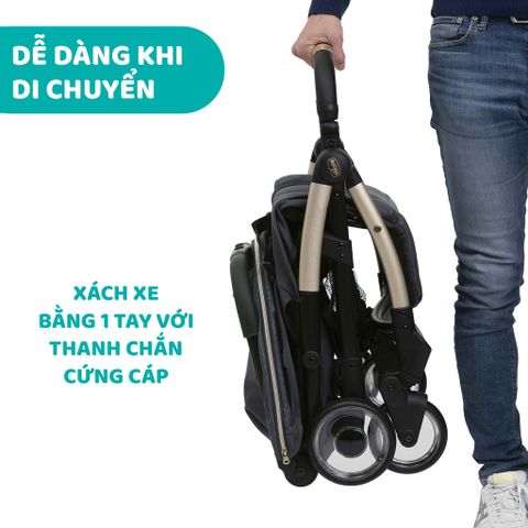 Xe đẩy Chicco Goody Plus City Map Re_lux Gấp gọn tự động 1 chạm - 1 giây