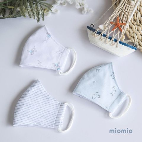 Khẩu trang vải Miomio 100% cotton mềm mại, thấm hút tốt