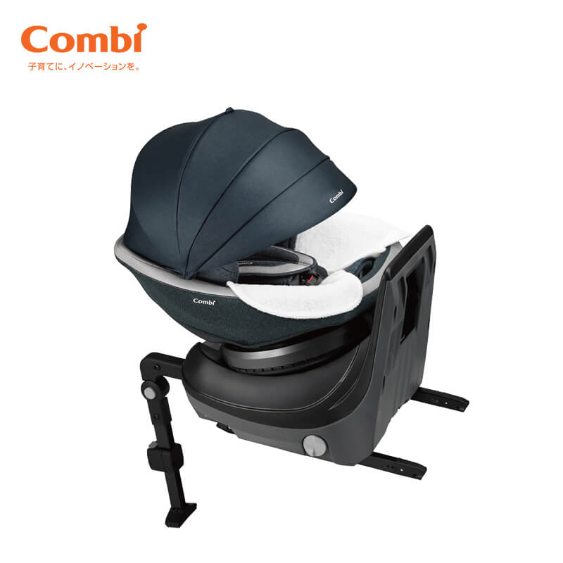 Ghế ngồi ô tô cho bé Combi Culmove (Xoay 360° - Màu xanh navy)