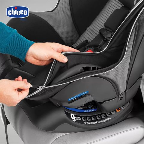 Ghế ô tô Chicco NextFit Max Zip Air ISOFIX - Màu Đen ghi