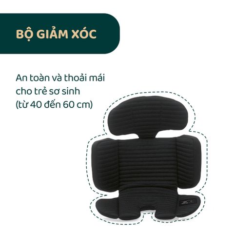 Ghế ô tô Chicco Unico Evo Classic xoay 360˚ ISOFIX - Màu Đen