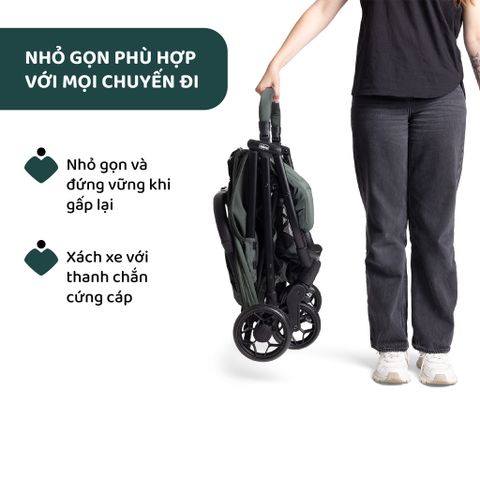 Xe đẩy cho bé Chicco Urbino (1 chiều - Màu xanh rừng thông)