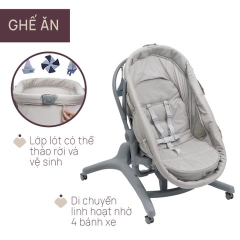 Ghế nôi di động Chicco Baby hug Pro màu be