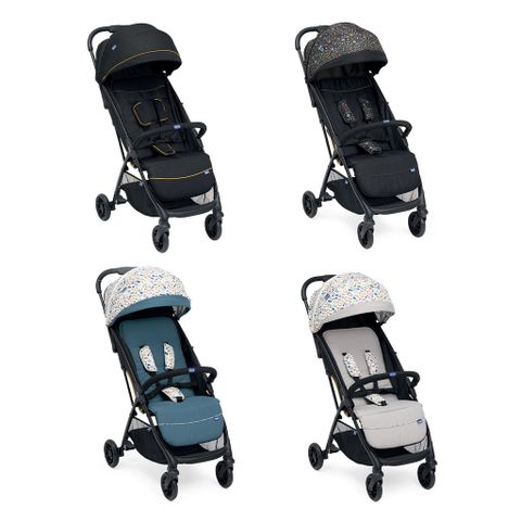 Xe đẩy cho bé Chicco Glee (1 chiều - Màu xanh có hoạ tiết)