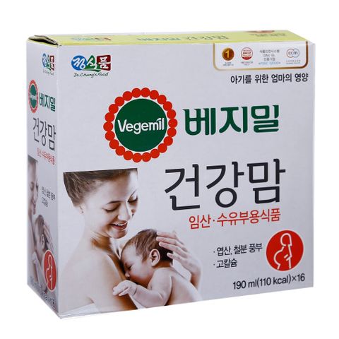 Sữa bầu Vegemil Hàn Quốc 190ml (xách 16 hộp)