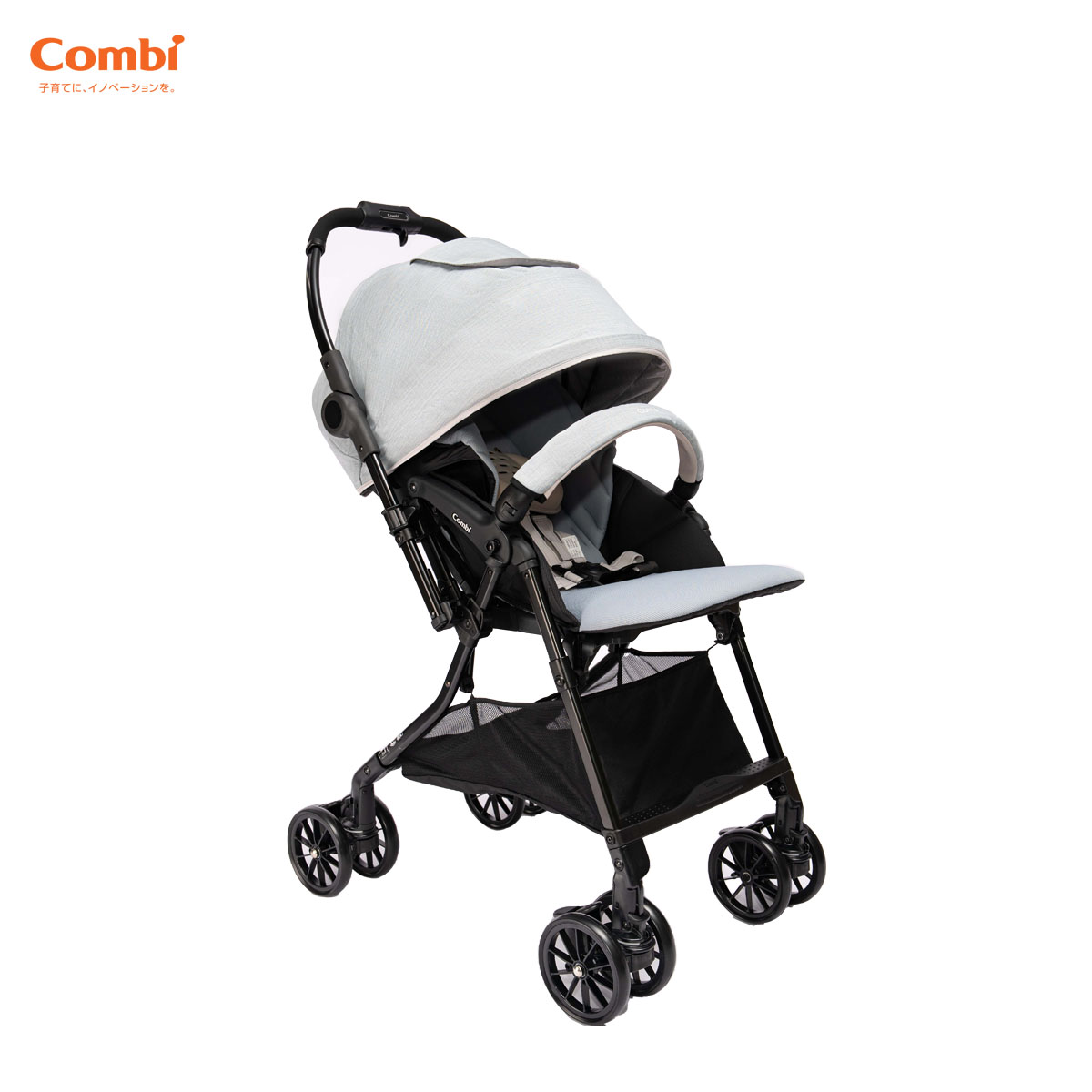 Xe đẩy cho bé Combi Handy 4Cas Compact (2 chiều - Màu xanh)