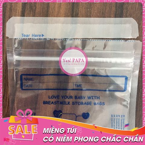 Túi trữ sữa Unimom Compact hộp 60 túi dung tích 210ml