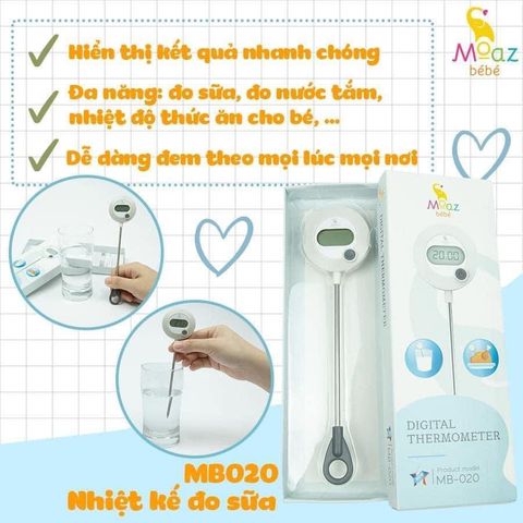 Nhiệt kế đo sữa Moaz BéBé MB-020