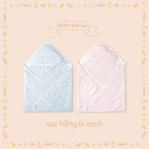 Khăn ủ / Tấm quấn Miomio (1 lớp, 2 lớp)