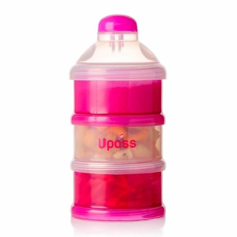 Hộp đựng sữa bột 3 ngăn UPASS có nắp lật UP8010N