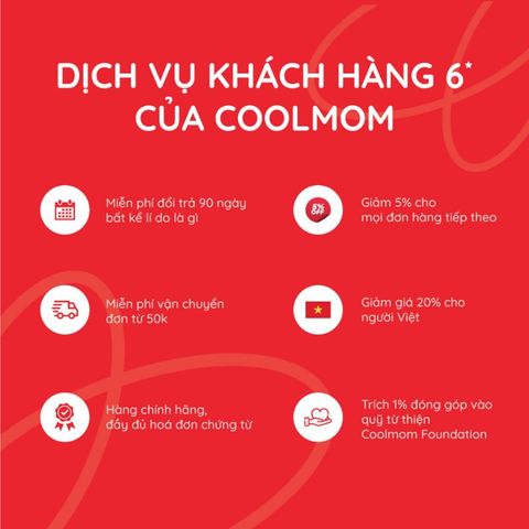 Bộ dài tay cài vai Coolmom chất liệu sợi tre cao cấp CM-0018